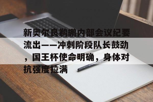 lol新英雄-新奥尔良鹈鹕内部会议纪要流出——冲刺阶段队长鼓劲，国王杯使命明确，身体对抗强度拉满的简单介绍
